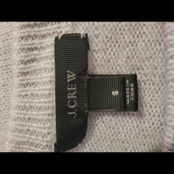 J Crew Small lavender purple beaded sweater - Picture 3 of 5